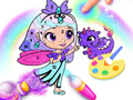 Spiel Malbuch: Glänzende Prinzessin  Online