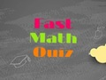 Spiel Schnelles Mathe-Quiz  Online