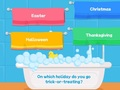 Spiel Kinderquiz: Trick oder Wissenswertes  Online