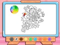 Spiel Malbuch: Blumenstrauß  Online