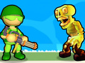 Spiel Zerstörung von Stickman Zombie  Online