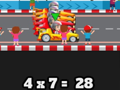 Spiel Mathe-Rennen Vier Arithmetik  Online