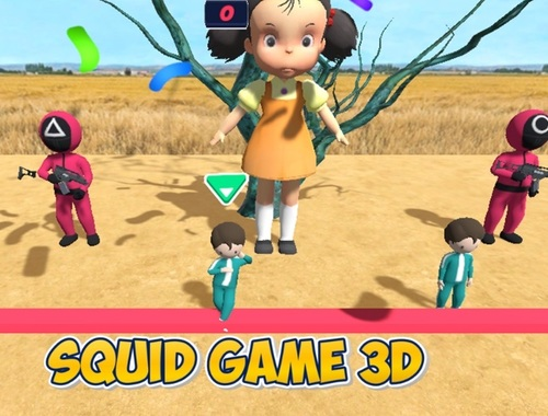 Spiel Tintenfisch-Spiel 3D  Online
