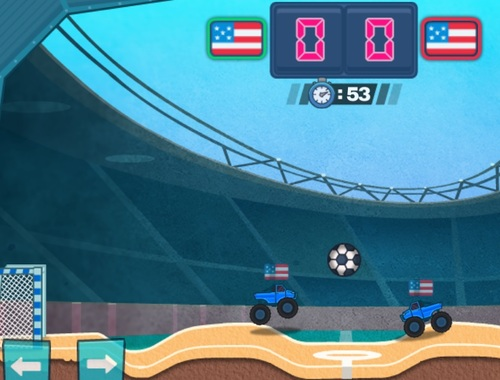 Spiel Turbo-Truck-Fußball  Online