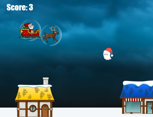 Spiel Weihnachtsmann-Flugspiel  Online