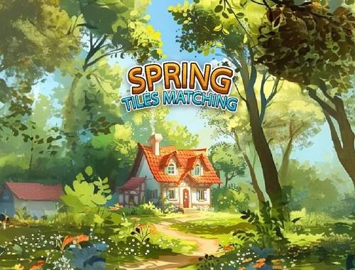 Spiel Passende Frühlingsfliesen  Online