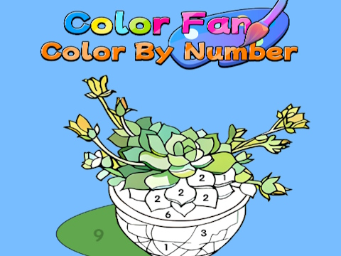 Spiel Farbfächer: Farbe nach Zahlen  Online