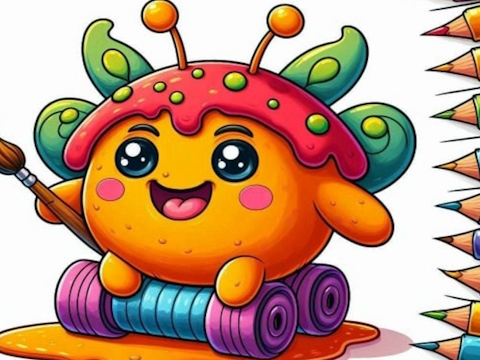 Spiel Sprunki-Malbuch  Online
