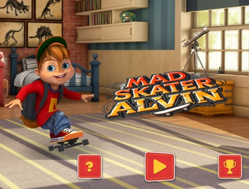 Spiel Der verrückte Skater Alvin  Online