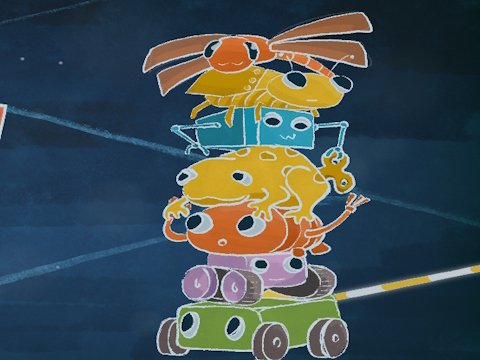Spiel Roboter-Umweg  Online