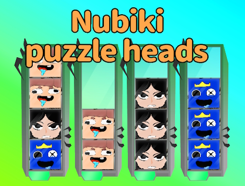 Spiel Nubiki-Puzzleköpfe  Online