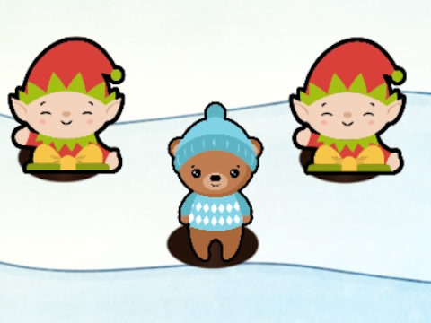 Spiel Der Weihnachtsmann schlägt einen Maulwurf  Online