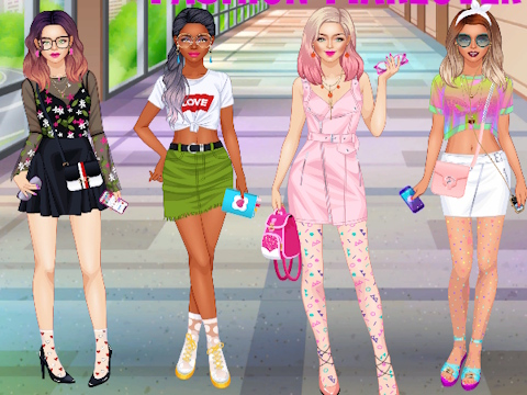 Spiel College-Mädchen-Team-Mode-Makeover  Online