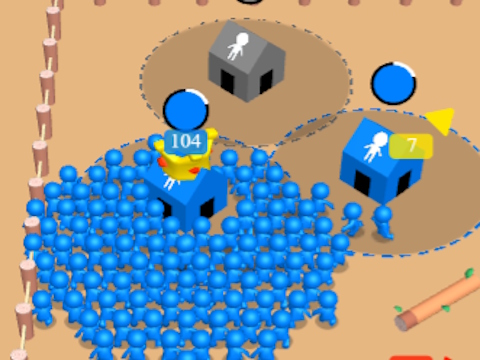 Spiel Riesenmenge IO: Hausgefangener Online