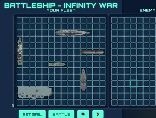 Spiel Schlachtschiff Infinity War  Online