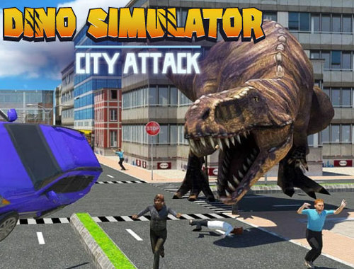 Spiel Dino-Simulator-Stadtangriff  Online