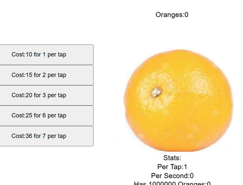 Spiel Orangenfrucht-Clicker  Online