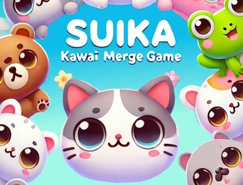 Spiel Suika Kawaii Merge-Spiel  Online