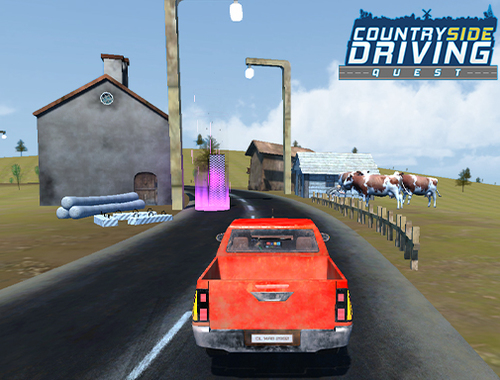 Spiel Quest zum Fahren auf dem Land  Online