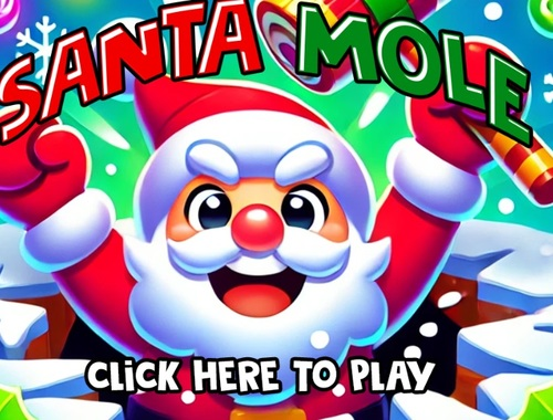 Spiel Der Weihnachtsmann schlägt einen Maulwurf  Online