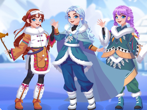 Spiel Teenager-Eskimo-Kleidung  Online