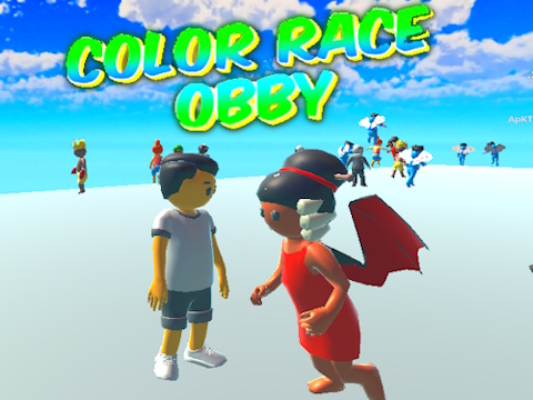 Spiel Farbrennen Obby  Online
