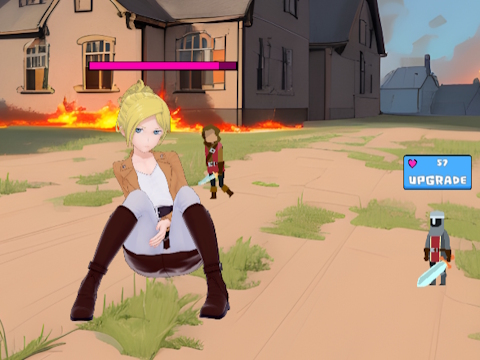 Spiel Angriff auf Waifu Clicker  Online