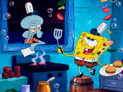 Spiel SpongeBob: Finde die Unterschiede  Online