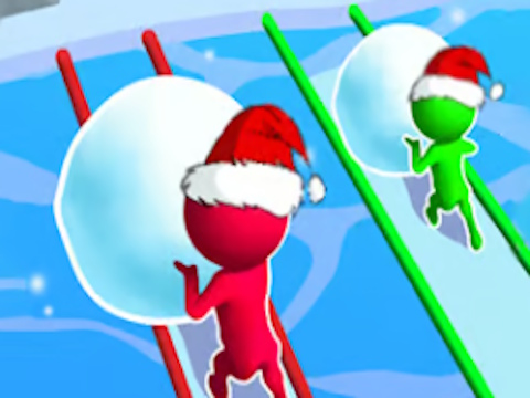 Spiel Schneerennen: Weihnachtsläufer  Online