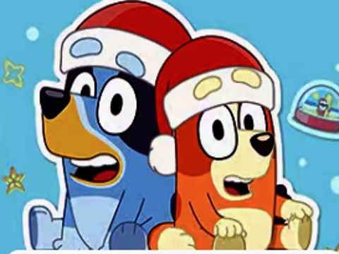 Spiel Blaues Weihnachtspuzzle  Online