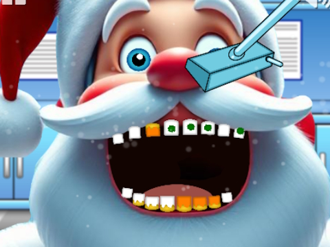 Spiel Weihnachtsmann-Zahnarzt  Online