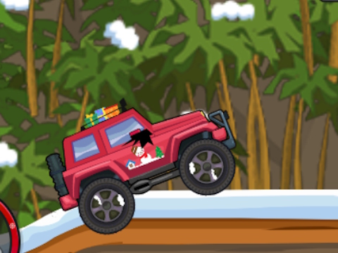 Spiel Hill Climb Racing: Weihnachts-Truck-Transformation  Online