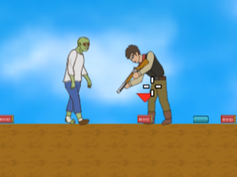 Spiel Cowboy-Überlebens-Zombie  Online