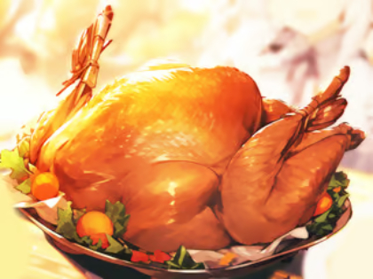 Spiel Puzzle: Thanksgiving-Ernteessen  Online