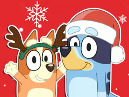 Spiel Puzzle: Blaues Weihnachtsgeschenk  Online