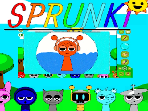 Spiel Sprunki-Malbücher  Online