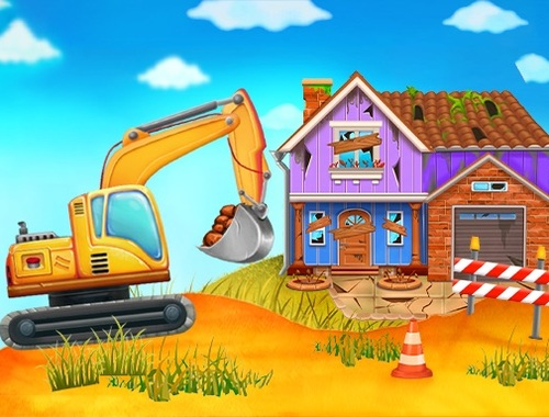 Spiel Bauwagen  Online