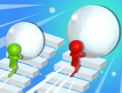 Spiel Schneerennen 3D-Spaßrennen  Online