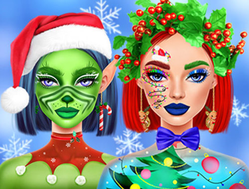 Spiel Ellie Weihnachts-Make-up  Online