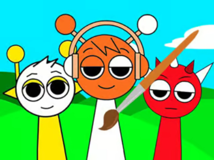 Spiel Malbuch: Sprunki Friends  Online