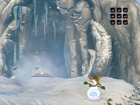 Spiel Helfen Sie dem gefrorenen Weihnachtsmann  Online