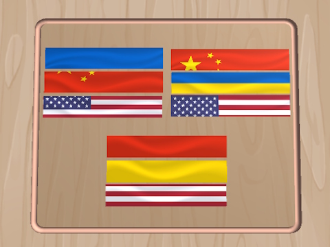 Spiel Flag Puzzle Jam: Flaggen sammeln  Online