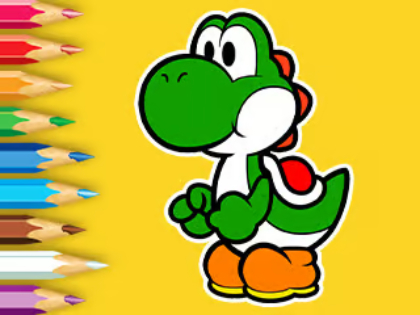 Spiel Malbuch: Yoshi-Angeltag  Online