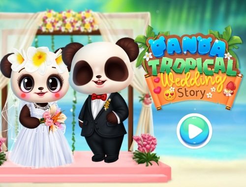 Spiel Panda Tropische Hochzeitsgeschichte Online