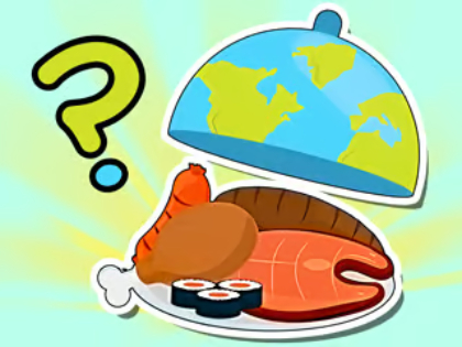 Spiel Kinderquiz: Weltgeschmäcker  Online