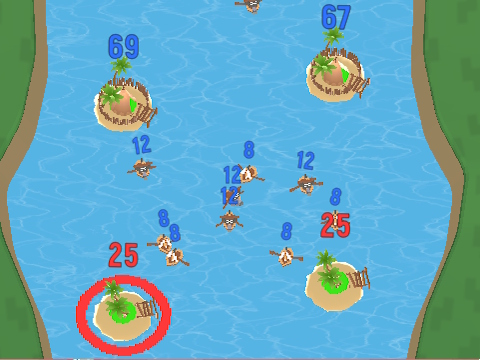 Spiel Kampf um die Inseln  Online