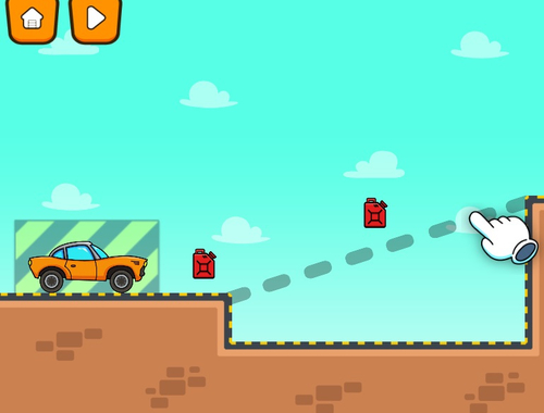 Spiel Zeichnen Sie eine Straße für ein Auto  Online