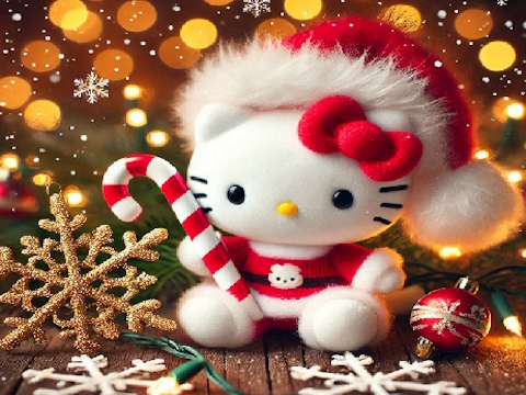 Spiel Hello Kitty Weihnachtspuzzle  Online
