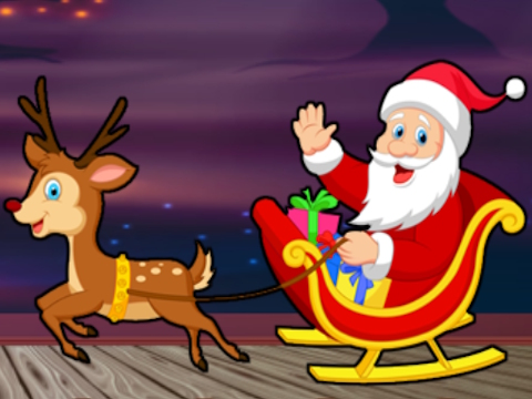 Spiel Finde den Weihnachtsmann mit Geschenk  Online