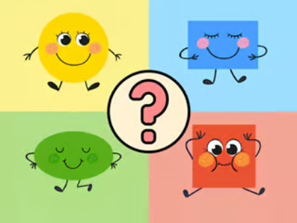Spiel Kinderquiz: Formenspaß  Online